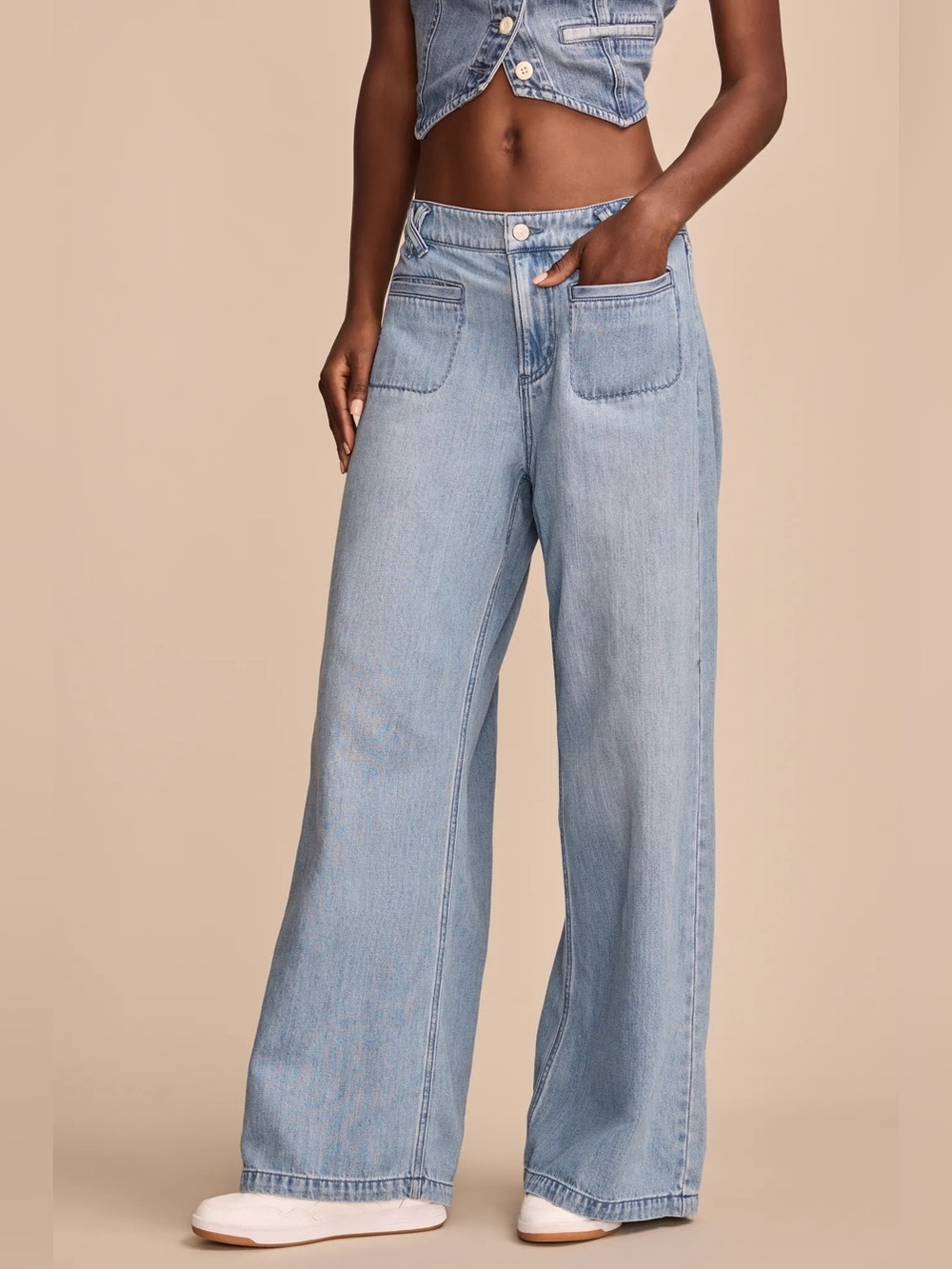 Wide Leg Liquid Denim Luxe Palazzo Women’s Jeans Size 11/31 EUC